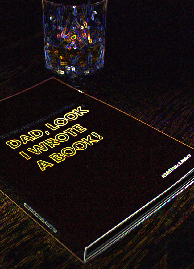 The book, with a filter