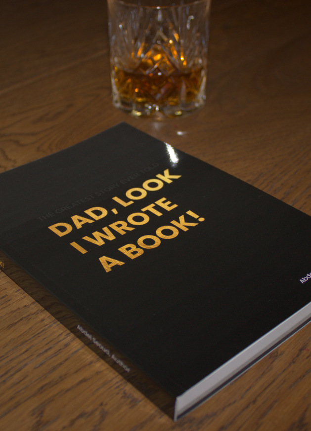 The book on a wooden table